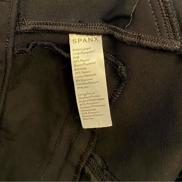 SPANX The Perfect Pant Ankle Back Seam Skinny Black S - Picture 13 of 13